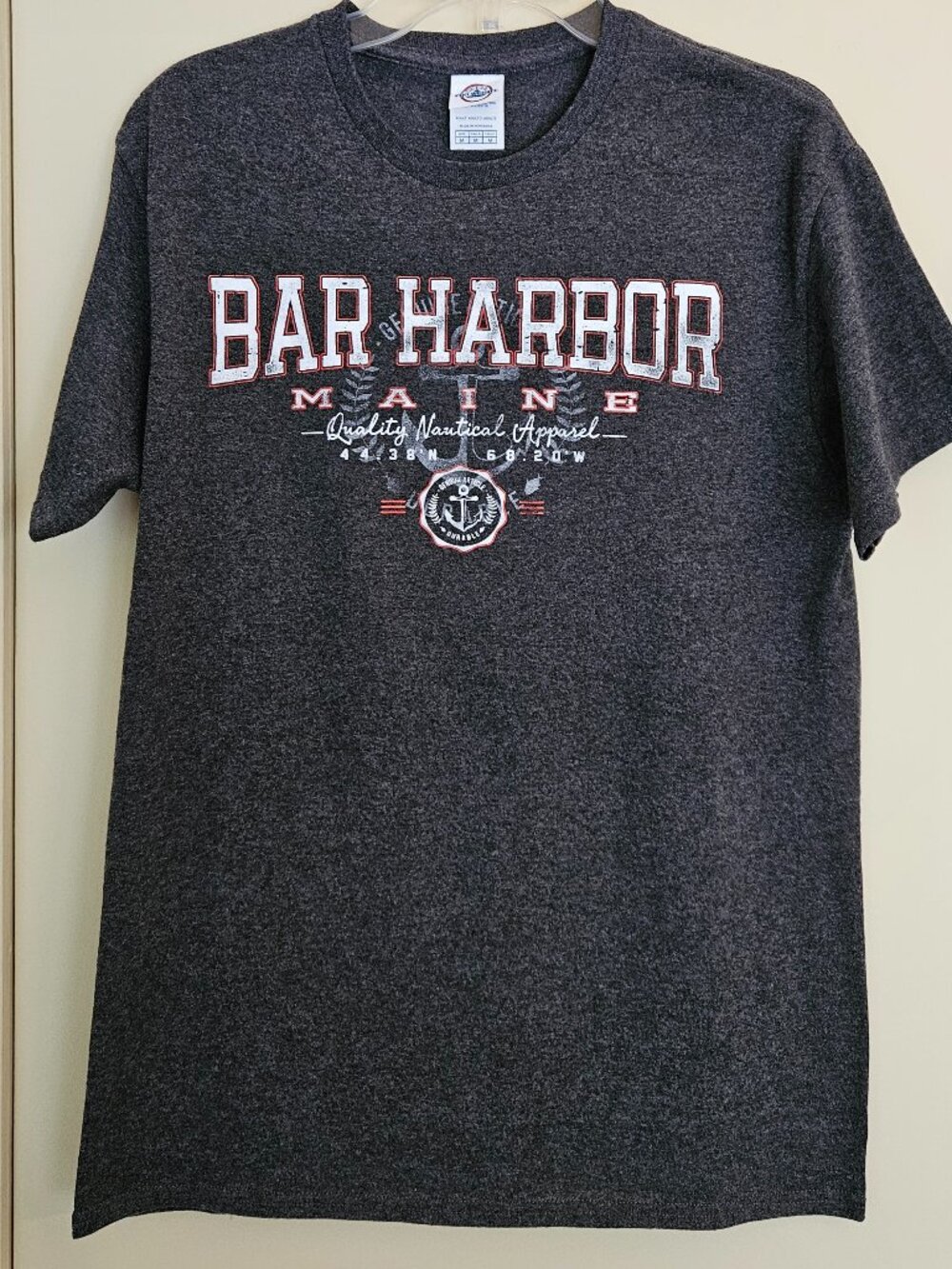 Free W/ Purchase Mar Harbor Maine Size M Lightweight Short Sleeve Tee New